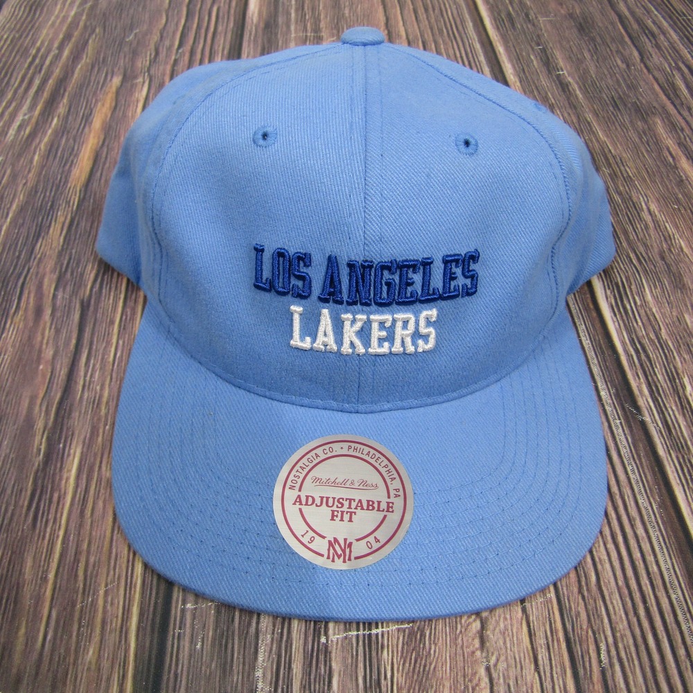 Mitchell Ness NEW Mens Los Angeles Lakers Blue Hat Snapback NBA
